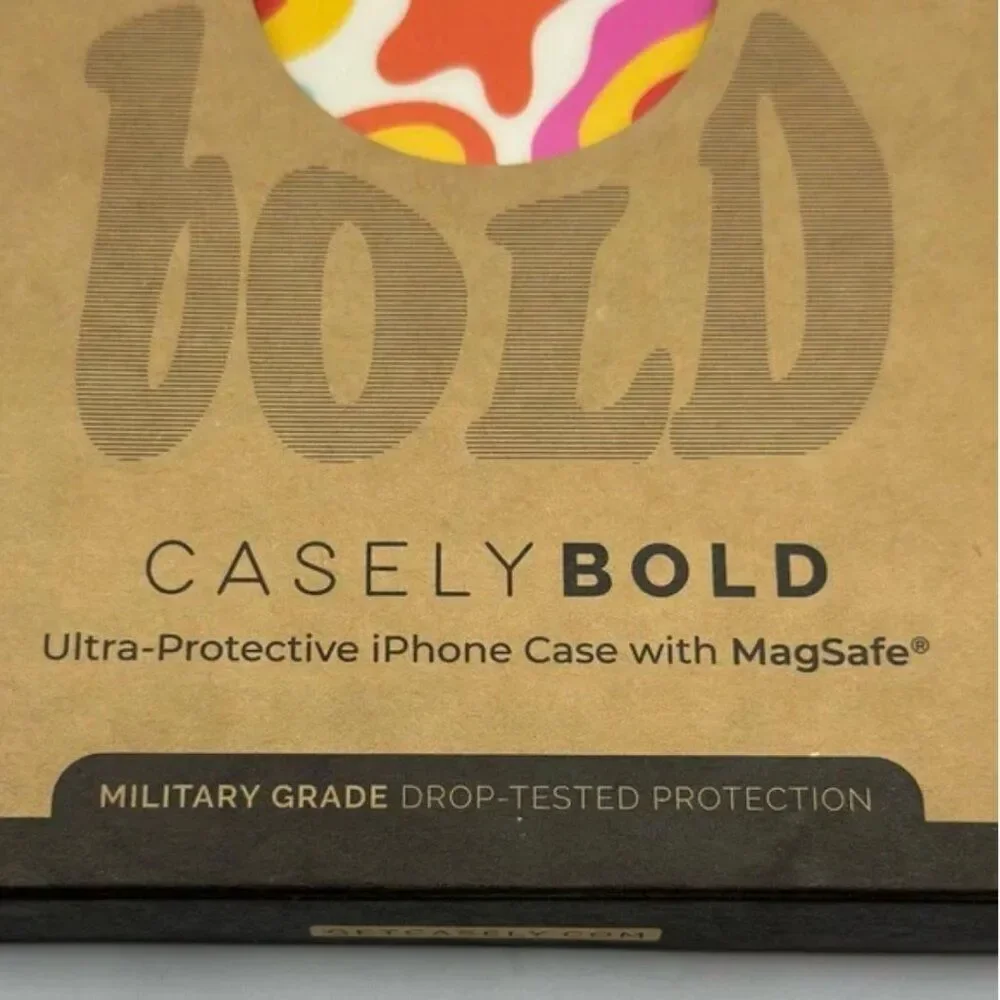 Casely Live Bold Tropical Color Splash | Abstract Retro Case Bold + MagSafe